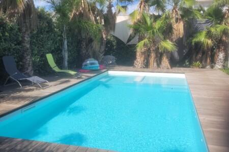 RDC Villa d'architecte avec piscine privée